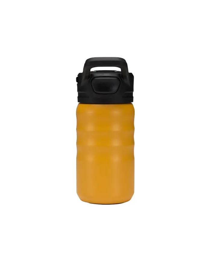 Borraccia sportiva in acciaio a doppia parete con cannuccia ribaltabile da 350 ml - cod. P100952