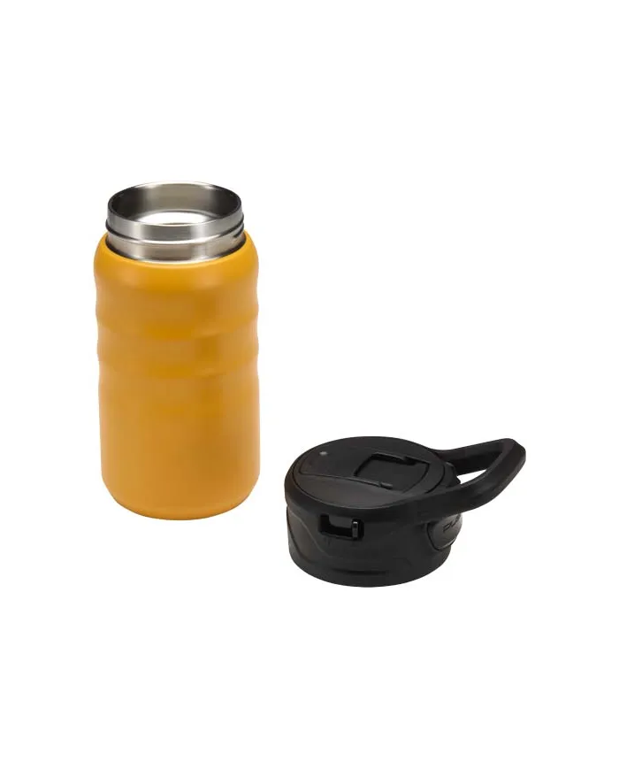 Borraccia sportiva in acciaio a doppia parete con cannuccia ribaltabile da 350 ml - cod. P100952