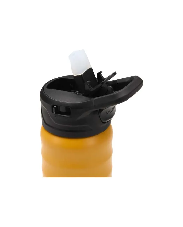 Borraccia sportiva in acciaio a doppia parete con cannuccia ribaltabile da 350 ml - cod. P100952