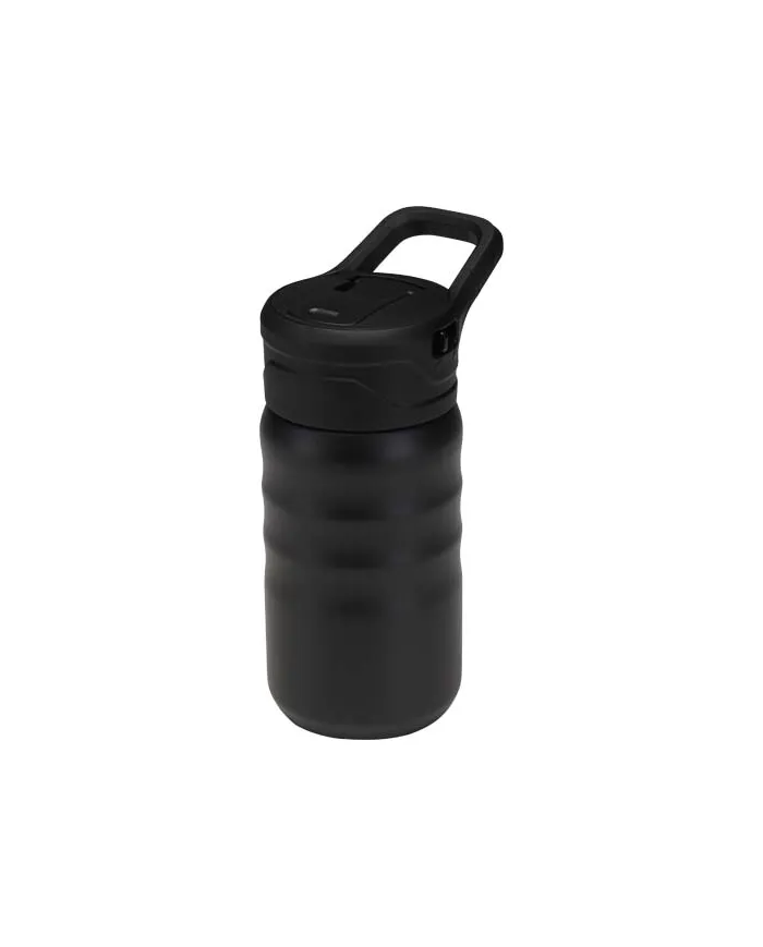 Borraccia sportiva in acciaio a doppia parete con cannuccia ribaltabile da 350 ml - cod. P100952
