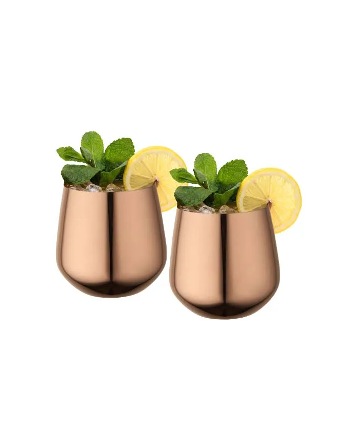 Set di tazze in acciaio inossidabile Cascade da 540 ml - cod. P126367