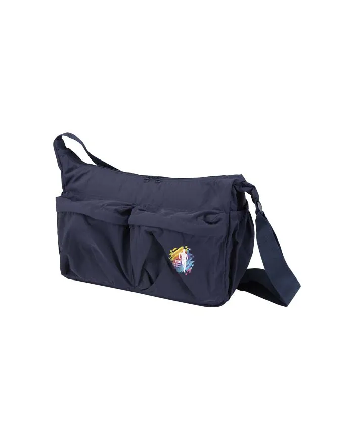 Borsa a tracolla per laptop da 13" in nylon riciclato GRS Calli - cod. P120810