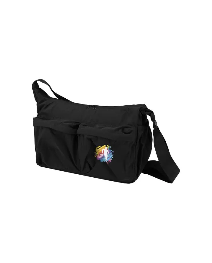 Borsa a tracolla per laptop da 13" in nylon riciclato GRS Calli - cod. P120810