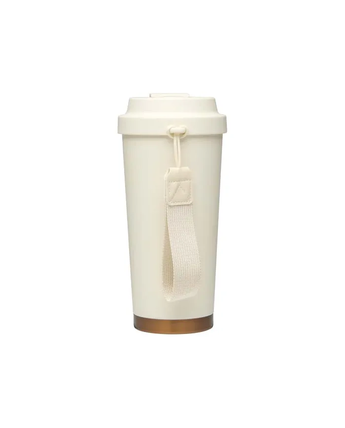 Bicchiere termico da 480 ml in acciaio inossidabile riciclato RCS a doppia parete Hampton - cod. P100956