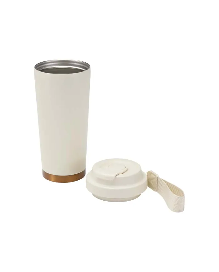 Bicchiere termico da 480 ml in acciaio inossidabile riciclato RCS a doppia parete Hampton - cod. P100956