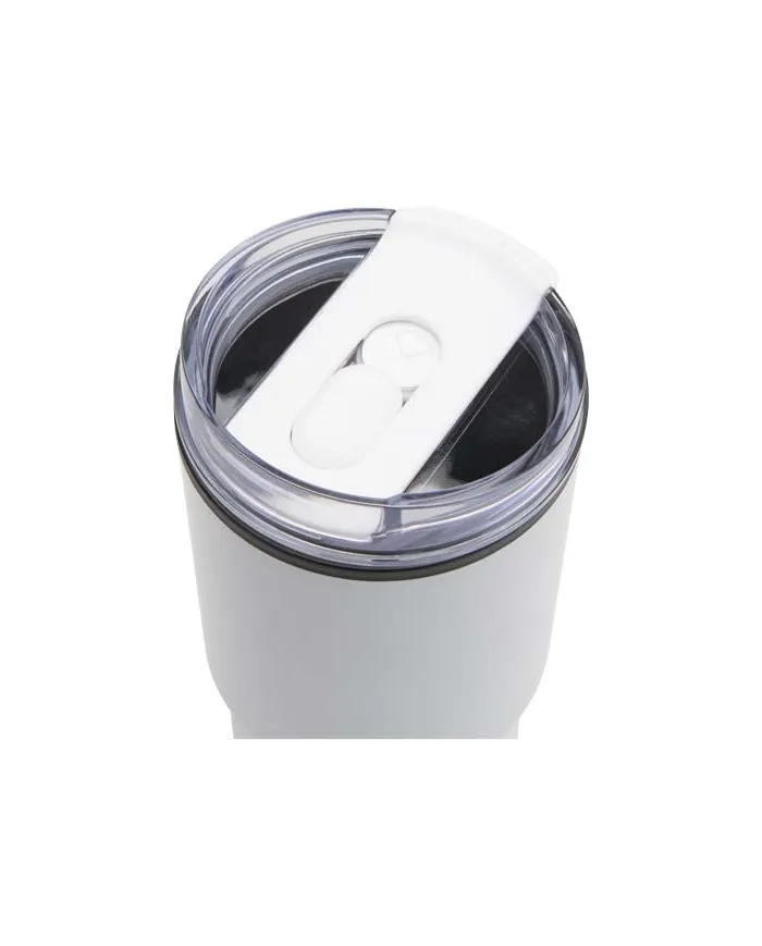 Bicchiere termico in materiale riciclato RCS a doppia parete con cannuccia da 540 ml Westin - cod. P100959