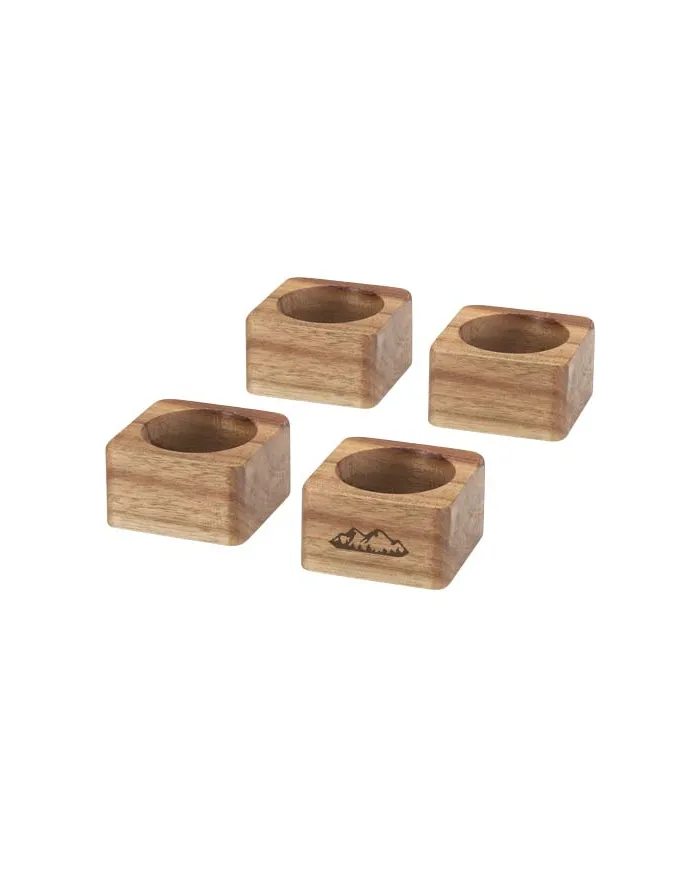 Portatovaglioli in legno di acacia Napora - cod. P126512