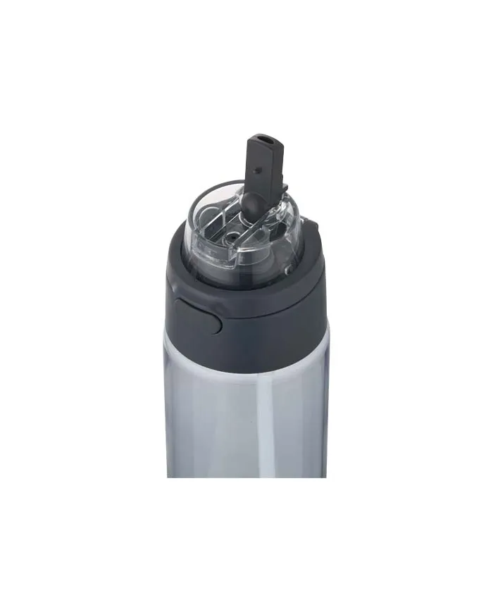 Borraccia in plastica riciclata RCS con tappo a doppia funzione e cannuccia a scatto da 700 ml Theron - cod. P100950