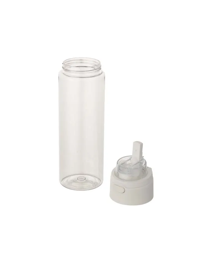 Borraccia in plastica riciclata RCS con tappo a doppia funzione e cannuccia a scatto da 700 ml Theron - cod. P100950