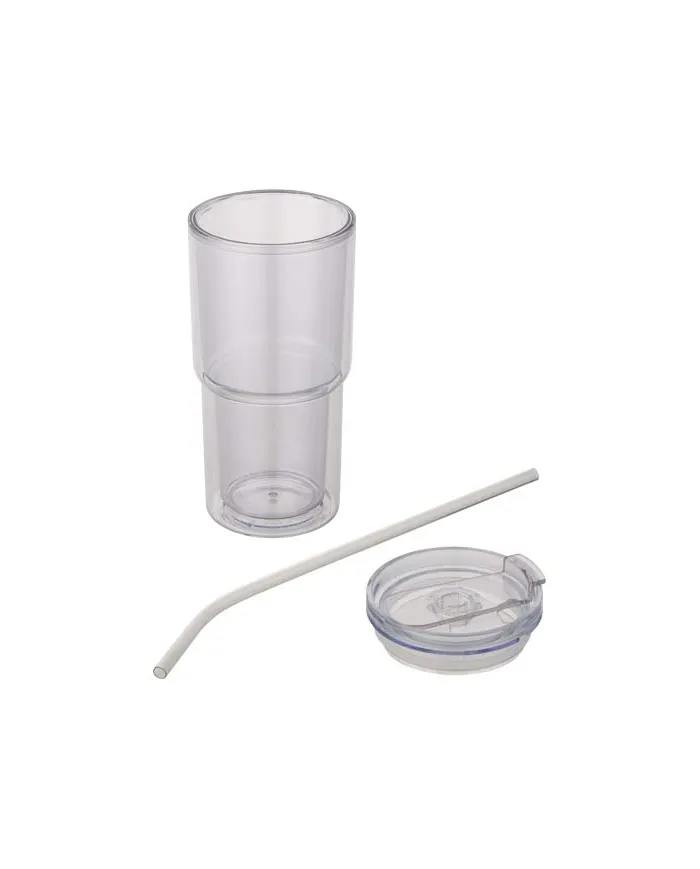 Bicchiere in plastica a doppia parete da 480 ml Archer - cod. P100967
