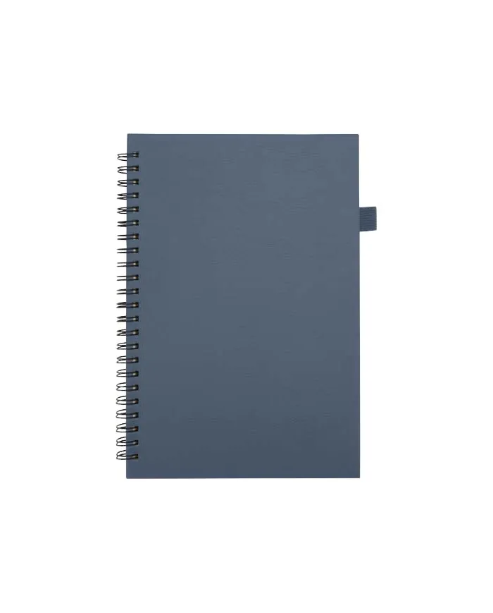 Taccuino A5 a spirale con copertina rigida in plastica riciclata Liss - cod. P107302