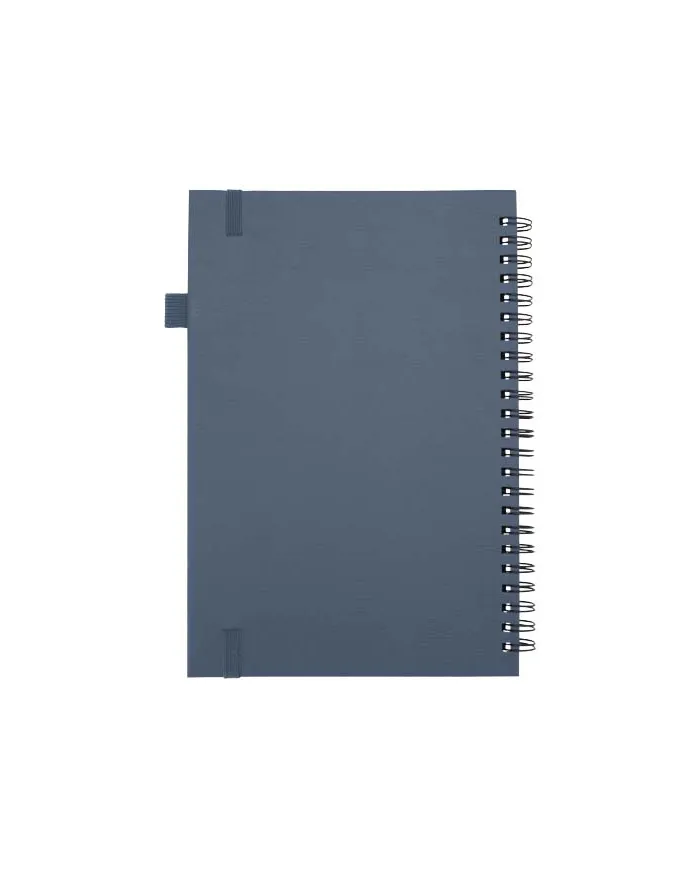 Taccuino A5 a spirale con copertina rigida in plastica riciclata Liss - cod. P107302