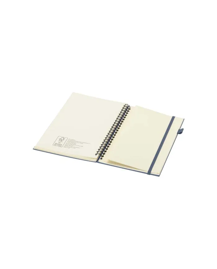 Taccuino A5 a spirale con copertina rigida in plastica riciclata Liss - cod. P107302