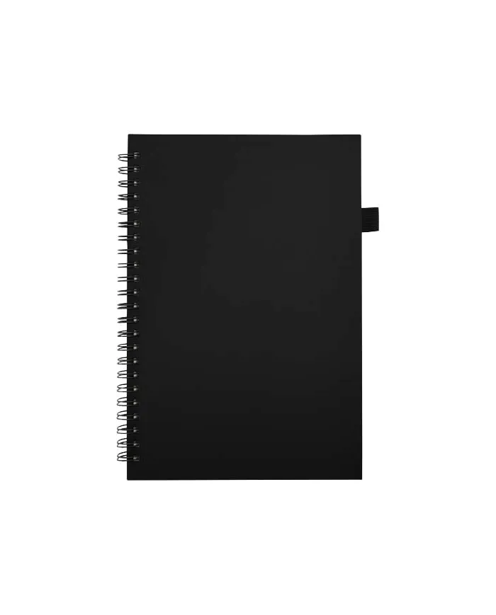 Taccuino A5 a spirale con copertina rigida in plastica riciclata Liss - cod. P107302