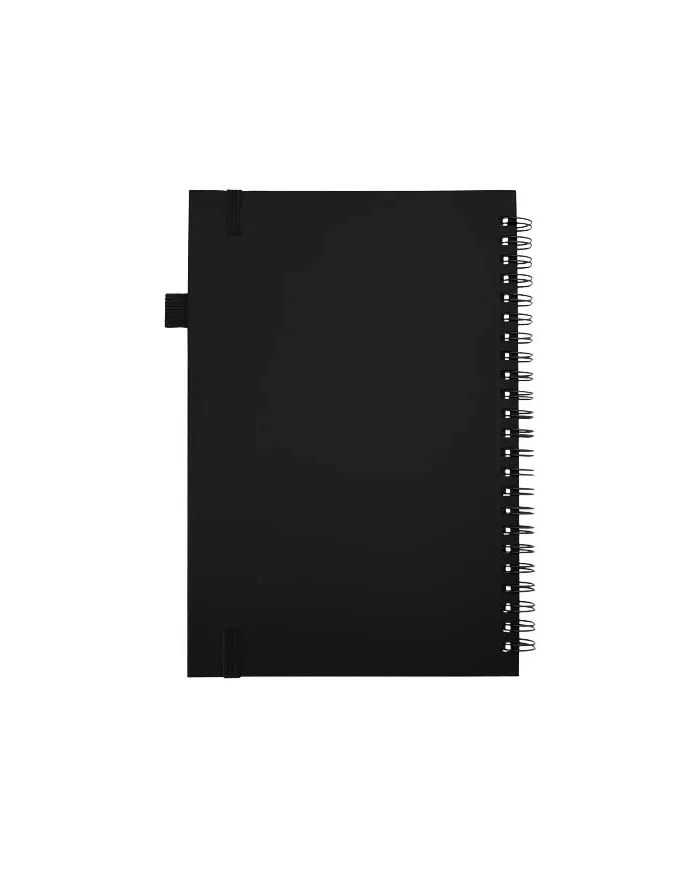 Taccuino A5 a spirale con copertina rigida in plastica riciclata Liss - cod. P107302