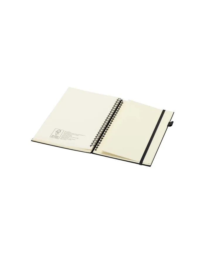 Taccuino A5 a spirale con copertina rigida in plastica riciclata Liss - cod. P107302