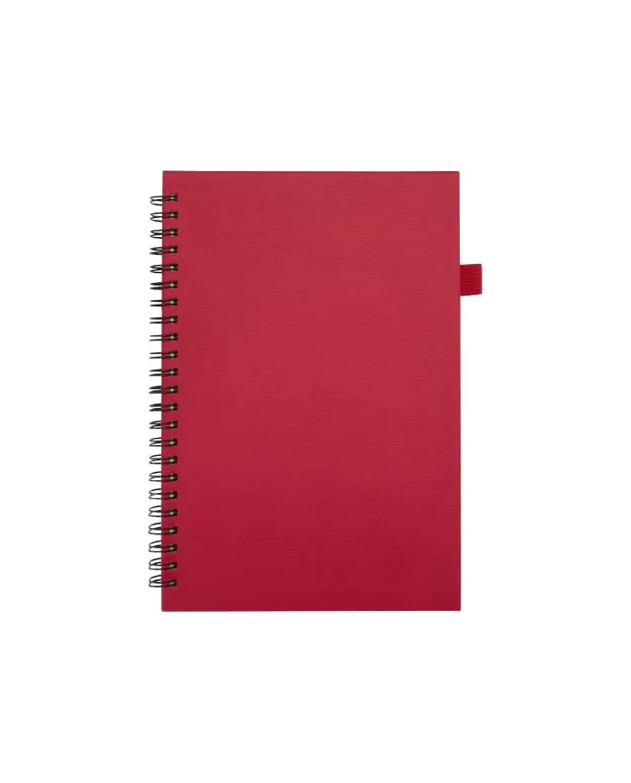 Taccuino A5 a spirale con copertina rigida in plastica riciclata Liss - cod. P107302
