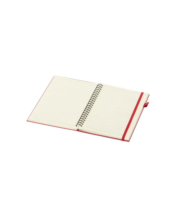 Taccuino A5 a spirale con copertina rigida in plastica riciclata Liss - cod. P107302