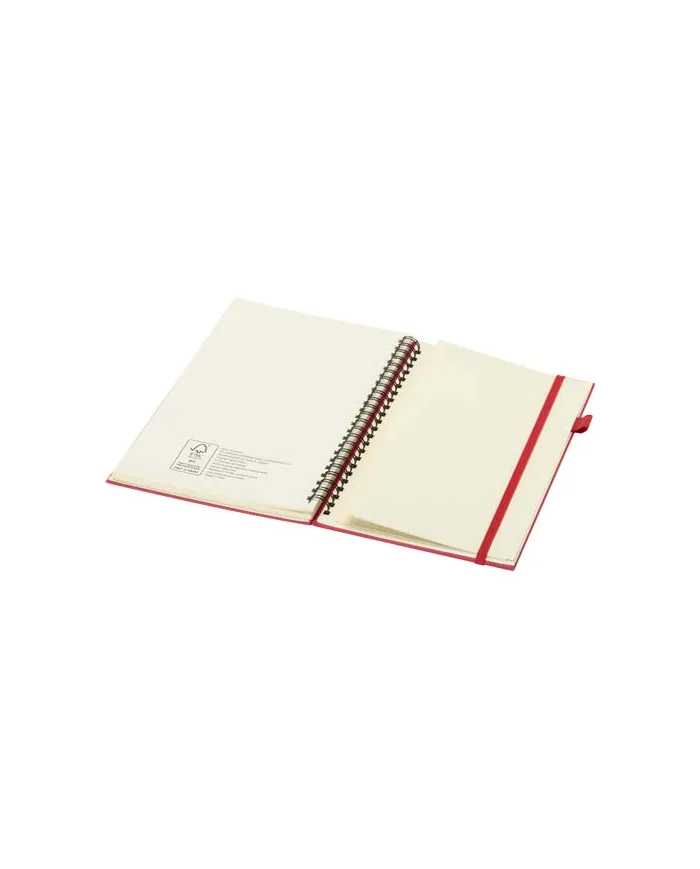 Taccuino A5 a spirale con copertina rigida in plastica riciclata Liss - cod. P107302