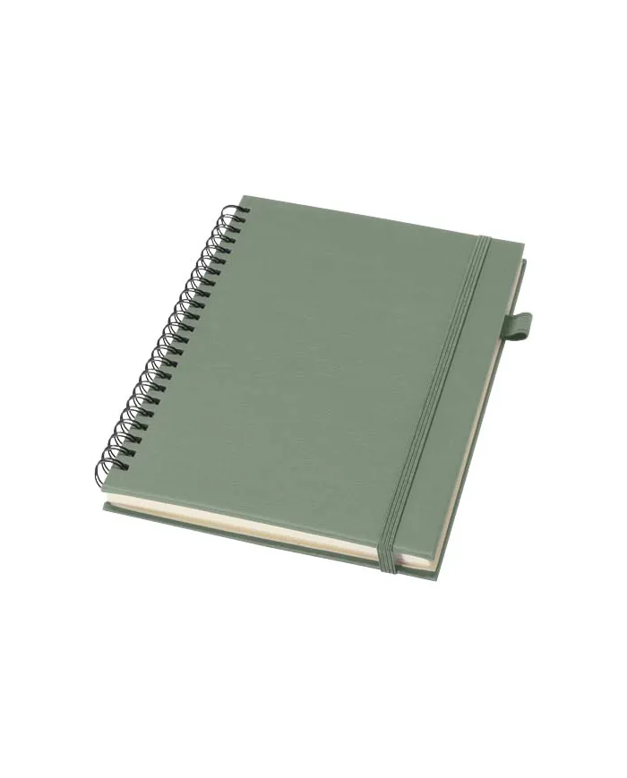 Taccuino A5 a spirale con copertina rigida in plastica riciclata Liss - cod. P107302