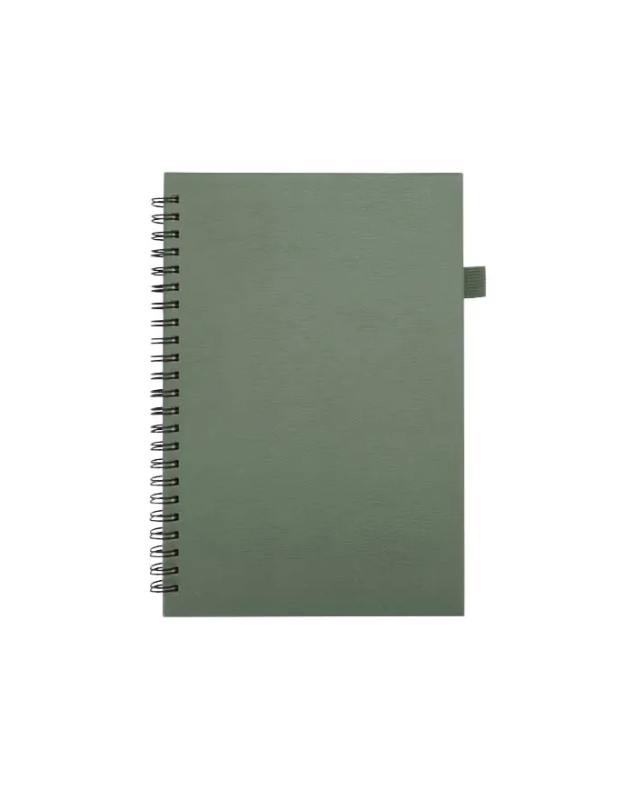 Taccuino A5 a spirale con copertina rigida in plastica riciclata Liss - cod. P107302