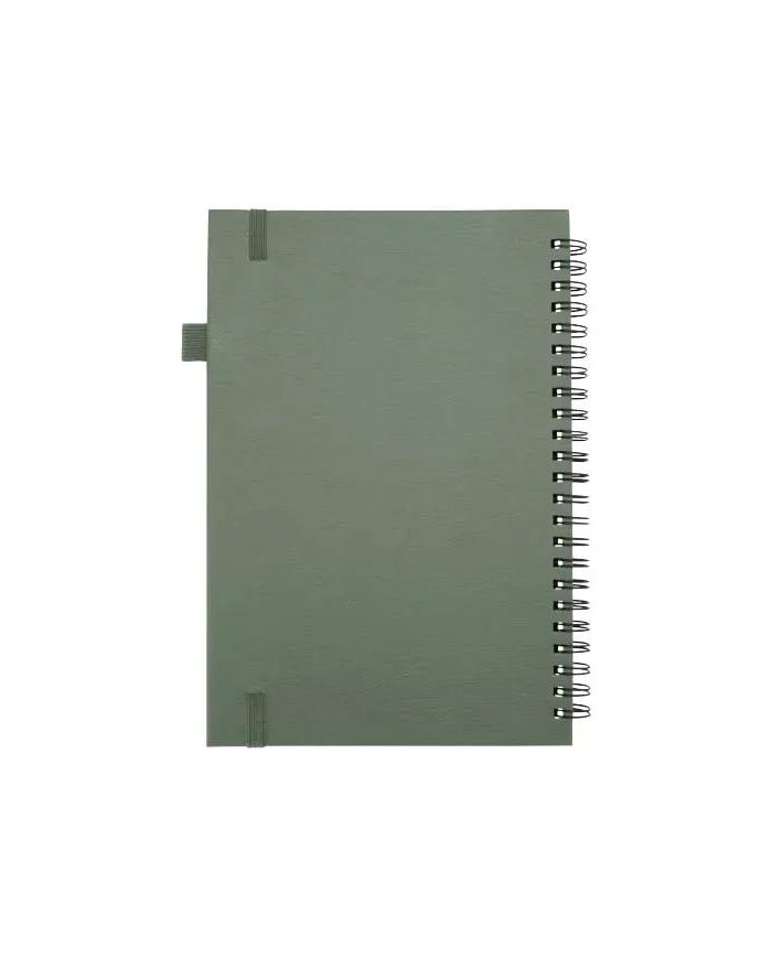 Taccuino A5 a spirale con copertina rigida in plastica riciclata Liss - cod. P107302