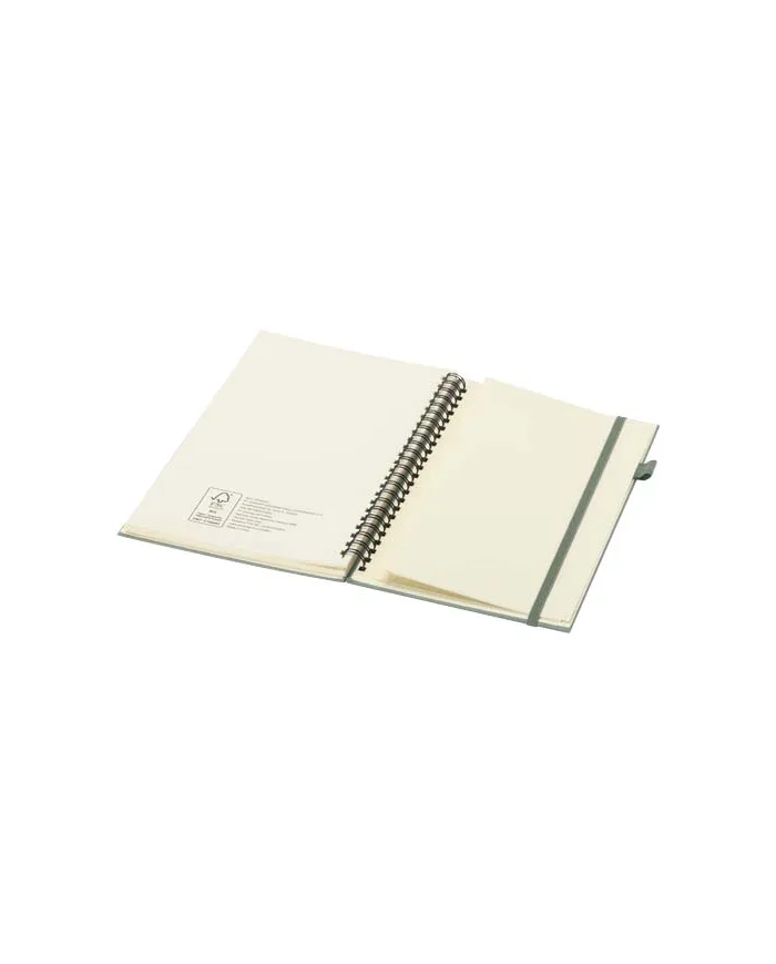 Taccuino A5 a spirale con copertina rigida in plastica riciclata Liss - cod. P107302