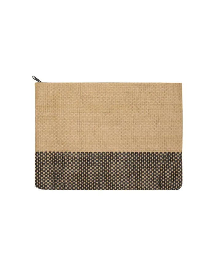 Pochette in carta paglia con cerniera Rythm - 3L - cod. P130154