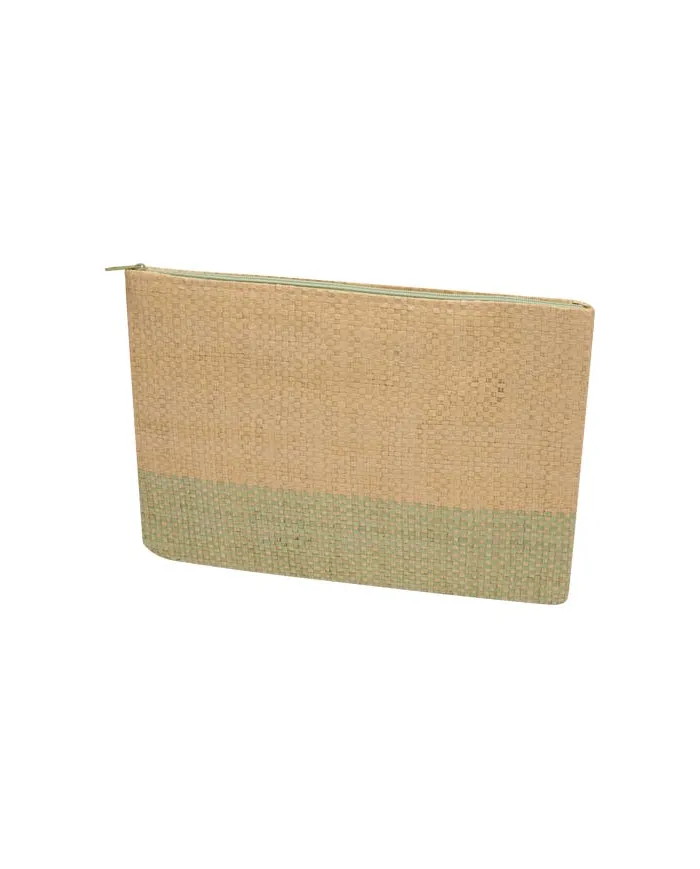 Pochette in carta paglia con cerniera Rythm - 3L - cod. P130154