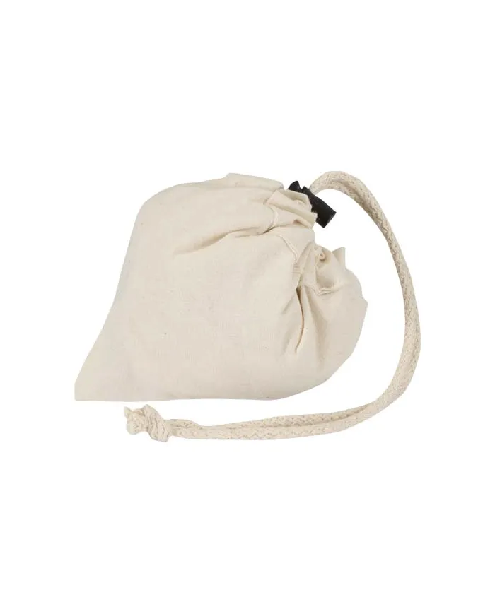Borsa tote pieghevole in misto cotone riciclato certificato GRS da 140 g/m² Madras Blend- 7L - cod. P120805