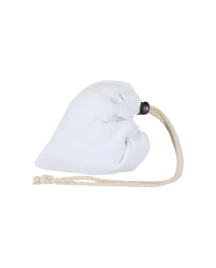 Borsa tote pieghevole in misto cotone riciclato certificato GRS da 140 g/m² Madras Blend- 7L - cod. P120805