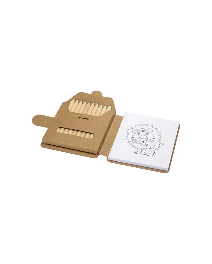 Set di blocchetto da disegno e matite Chroma - cod. P107997