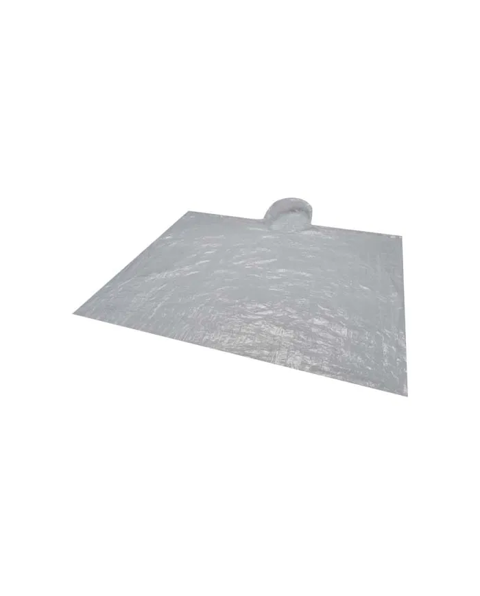 Poncho in contenitore rotondo di plastica con moschettone Fog - cod. P130164