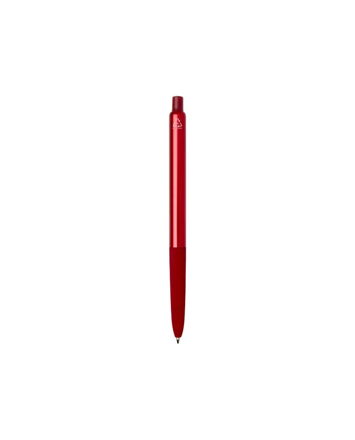 Penna a sfera a scatto in alluminio riciclato con finitura anodizzata Soffit (inchiostro blu) - cod. P107332