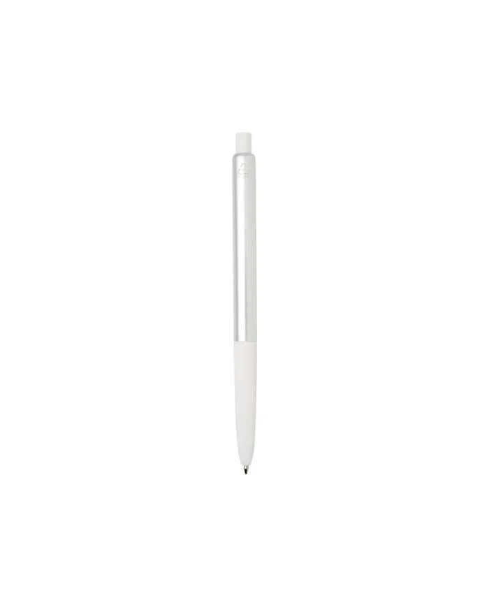 Penna a sfera a scatto in alluminio riciclato con finitura anodizzata Soffit (inchiostro blu) - cod. P107332
