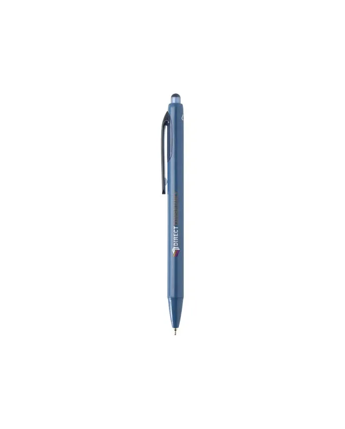 Penna a sfera a doppia iniezione in materiale riciclato certificato RCS (inchiostro blu) Glen - cod. P106435