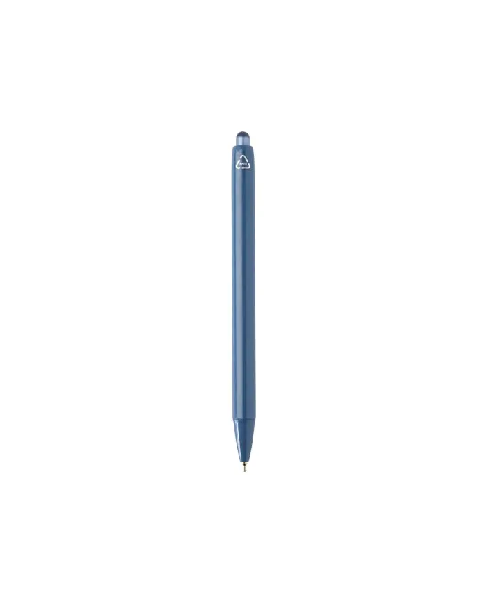 Penna a sfera a doppia iniezione in materiale riciclato certificato RCS (inchiostro blu) Glen - cod. P106435