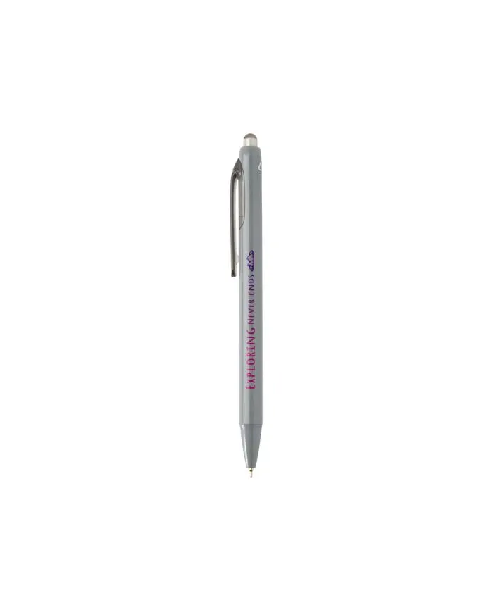 Penna a sfera a doppia iniezione in materiale riciclato certificato RCS (inchiostro blu) Glen - cod. P106435
