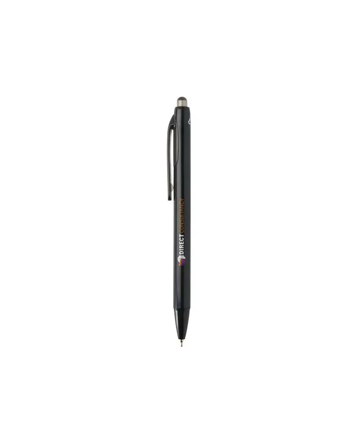 Penna a sfera a doppia iniezione in materiale riciclato certificato RCS (inchiostro blu) Glen - cod. P106435