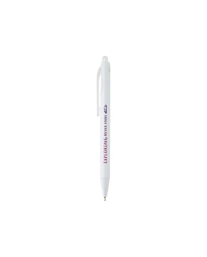 Penna a sfera a doppia iniezione in materiale riciclato certificato RCS (inchiostro blu) Glen - cod. P106435