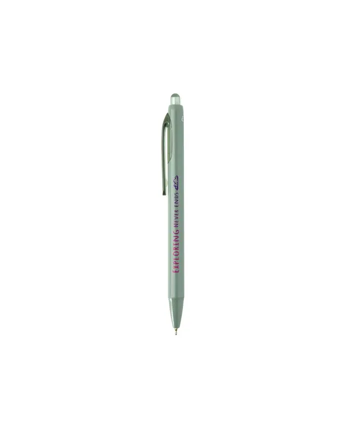 Penna a sfera a doppia iniezione in materiale riciclato certificato RCS (inchiostro blu) Glen - cod. P106435