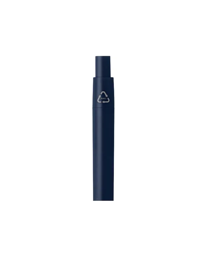 Mini penna a sfera in plastica riciclata Ramin (inchiostro blu) - cod. P107338