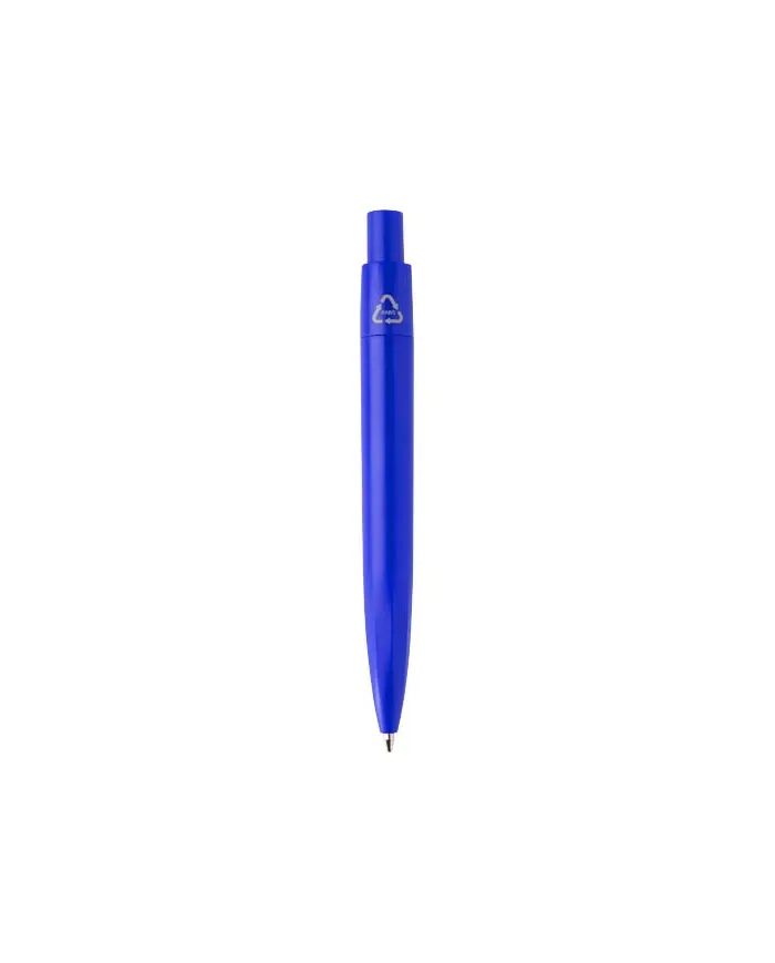 Mini penna a sfera in plastica riciclata Ramin (inchiostro blu) - cod. P107338