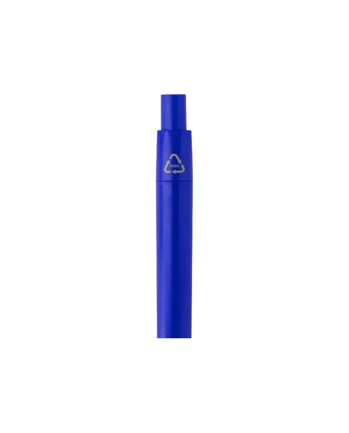 Mini penna a sfera in plastica riciclata Ramin (inchiostro blu) - cod. P107338