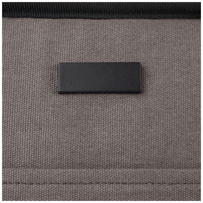 Borsa termica portapranzo per 9 lattine in canvas riciclato certificato GRS Joey - 6L Borsa termica portapranzo per 9 lattine in canvas riciclato certificato GRS Joey - 6L