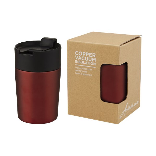 Bicchiere termico Jetta da 180 ml con isolamento sottovuoto in rame - cod. P100688