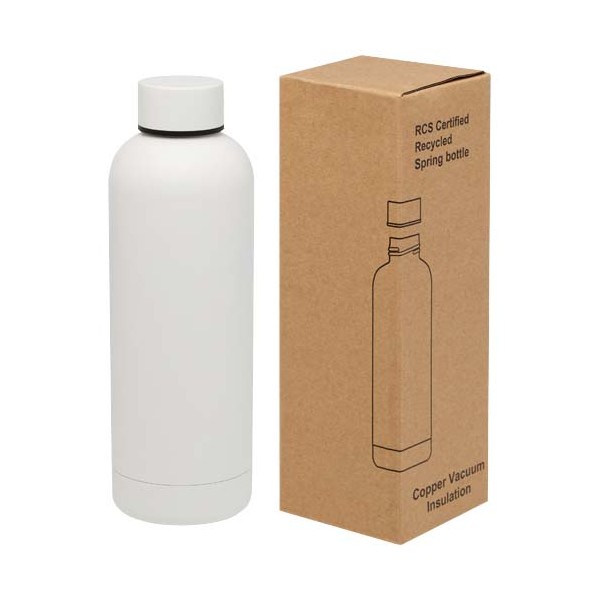 Borraccia con isolamento sottovuoto in rame certificata RCS da 500 ml Spring - cod. P100798