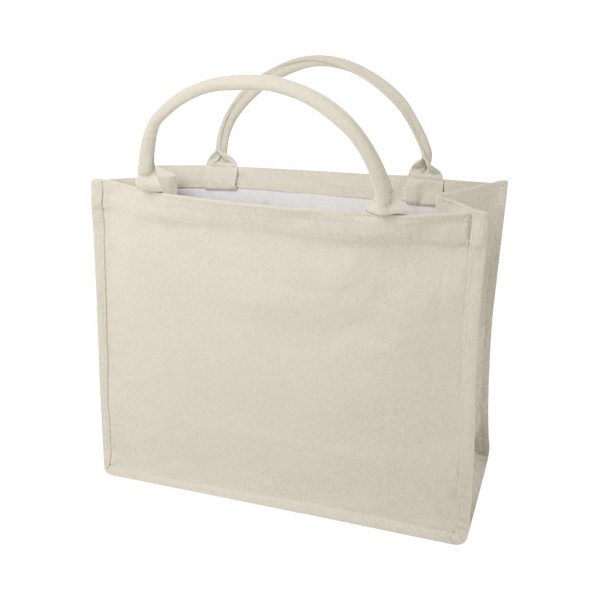 Tote bag per libri in materiale riciclato da 500 g/m² Page Aware™ - cod. P120711