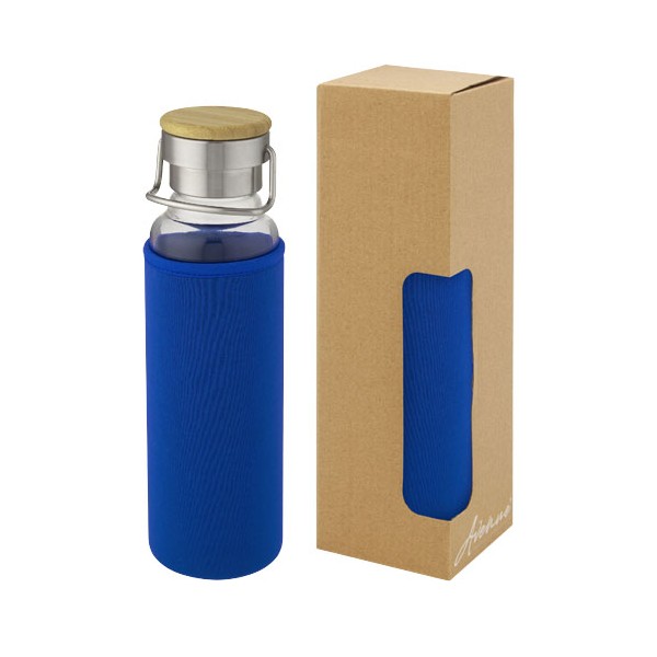 Bottiglia Thor da 660 ml in vetro con custodia in neoprene - cod. P100696