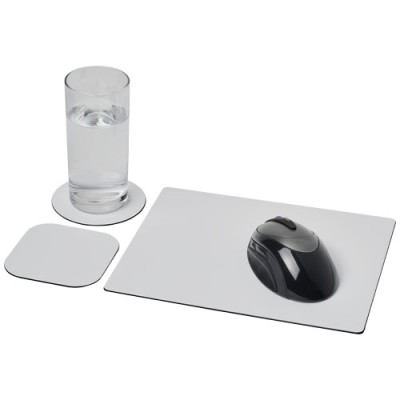 Set Brite-Mat® 1 con tappetino per mouse e sottobicchieri Set Brite-Mat® 1 con tappetino per mouse e sottobicchieri